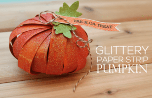 Glitter Strip Pumpkin Tutorial