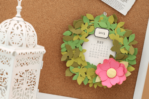 Wreath Calendar Close up
