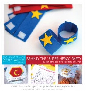 A Superhero Party Behind the Party