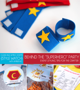Behind the Super Hero Party