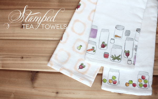 Stamping Tea Towels with Fruit: 7 Steps for an Easy Kitchen DIY