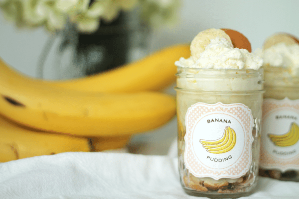 DIY Mason Jar Banana Pudding Favor1