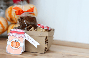 Hey Pumpkin Gift Basket with Card