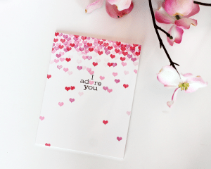 Avery Elle Lots of Love Card | Damask Love Blog