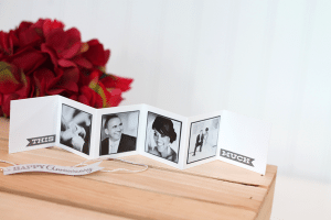 Avery Elle & 10 Minute Craft Dash Accordion Photo Card Open