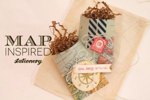 Map Inspired Stationery Bags Header