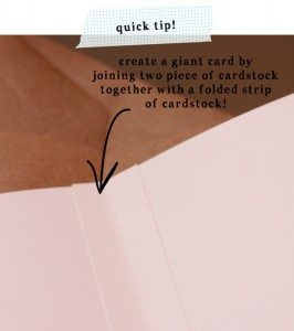 Quick Tip on Making Giant Cards