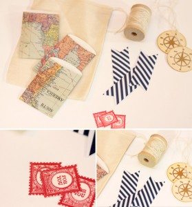 Map Inspired Stationery Bags Storyboard