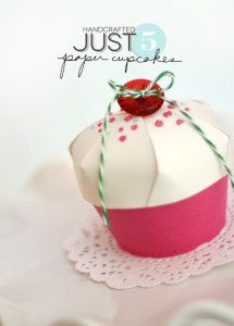 5 Ingredient Paper Cupcake | Damask Love Blog