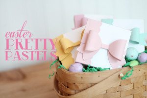 Easter Pretty Pastels with Bow | Damask Love Blog