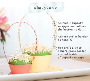 Handmade Baskets: Cupcake Liners1 | Damask Love Blog
