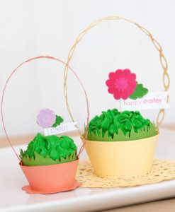 Handmade Baskets: Cupcake Liners Beauty | Damask Love Blog