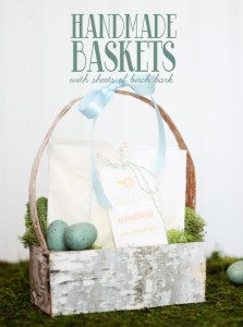 DIY Birch Bark Basket | Damask Love Blog