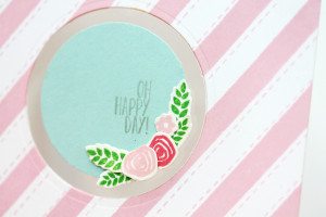 Design Inspired: Floral & Stripes Pink & Teal Close | Damask Love Blog