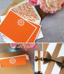 High Society Stationery Supplies: Embossed Border Notecards Instructions | Damask Love Blog