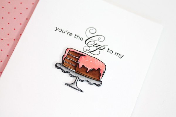 You're the Cup to My Cake Card | Damask Love Blog