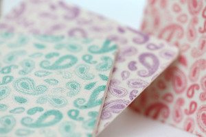 Fabric Front Cards Close | Damask Love Blog