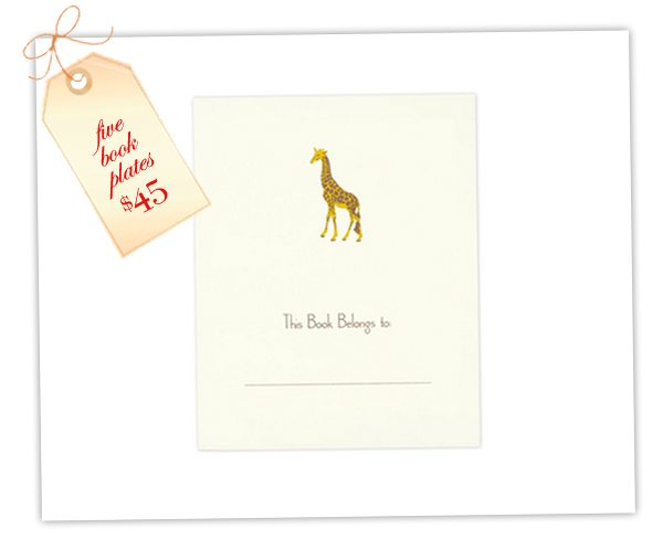 High Society Stationery: Chilldren's Bookplates with Lawn Fawn | Damask Love Blog