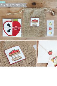 Clear & Simple Stamps Style Watch: Fall Burlap Bag | Damask Love Blog