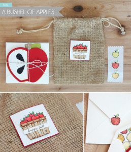 Clear & Simple Stamps Style Watch: Fall Burlap Bag | Damask Love Blog