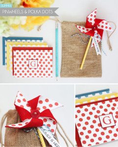 Clear & Simple Stamps Style Watch: Summer Burlap Bag | Damask Love Blog