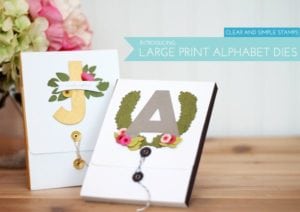 Introducing : Large Print Alphabet Dies | Damask Love Blog