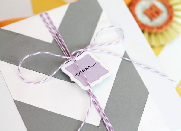 Incredibly Easy Chevron Gift Wrap with Martha Stewart Crafts | Damask Love Blog