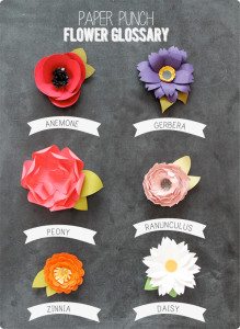 Easy Paper Punch Flowers | Damask Love Blog