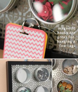 Corral the Chaos: Magnetic Embellishment Board | Damask Love Blog