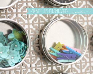 Corral the Chaos: Magnetic Embellishment Board | Damask Love Blog