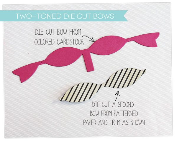 Style Watch: Easy Two Toned Die Cut Bows | Damask Love Blog