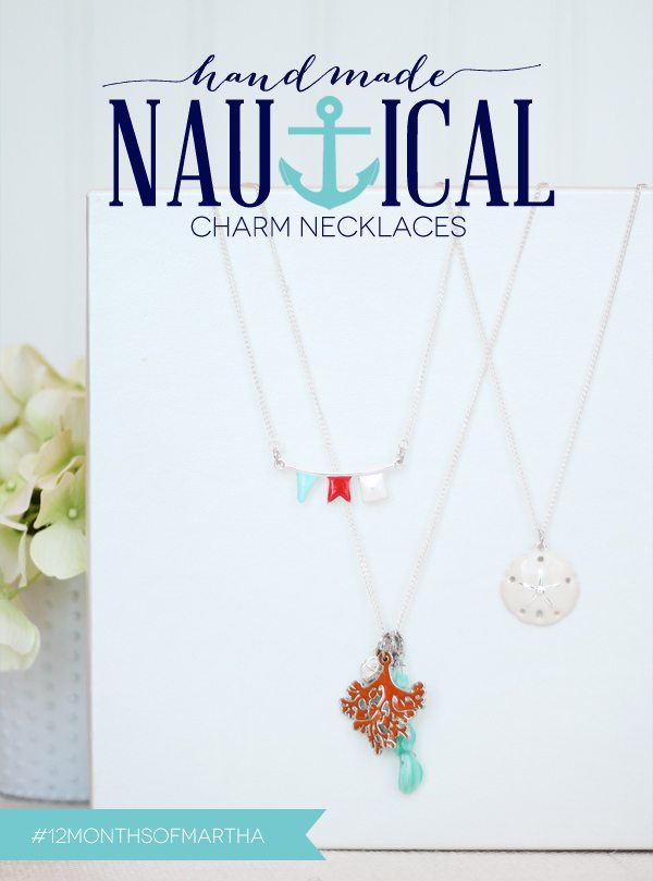 DIY Nautical Charm Necklaces with Martha Stewart Jewelry