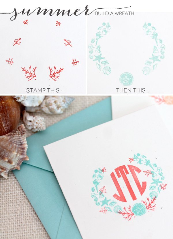 Clear & Simple: Seasons of Stationery Monograms | Damask Love