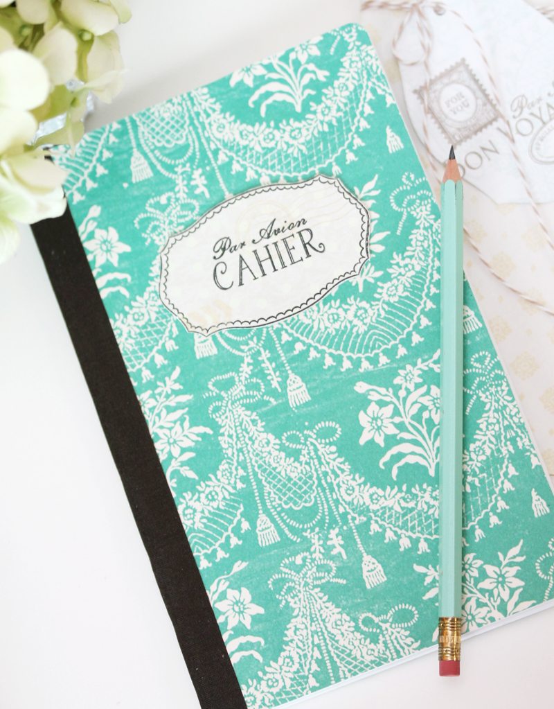 DIY Composition Notebooks | Damask Love Blog