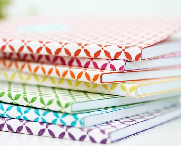 Eyelet Bound Notebooks - Damask Love