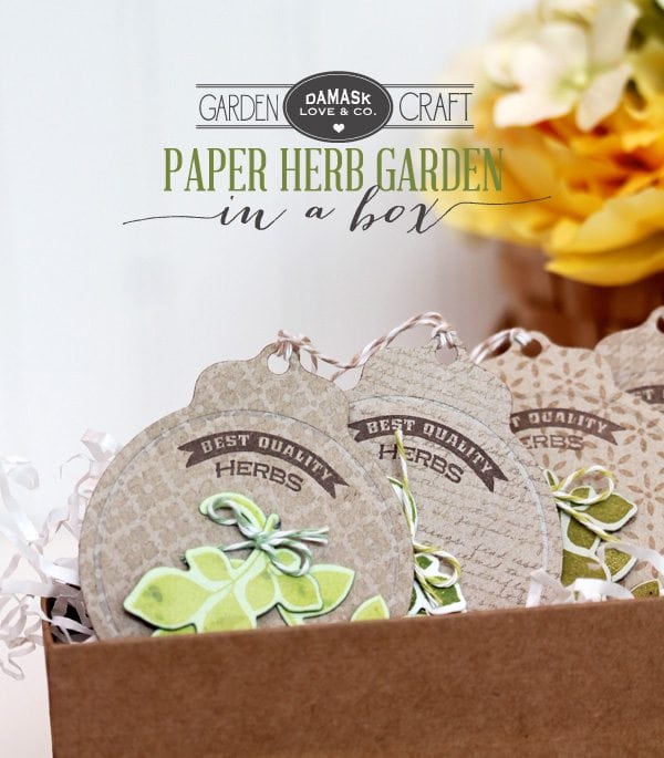 Paper Herb Garden in a Box | Damask Love Blog