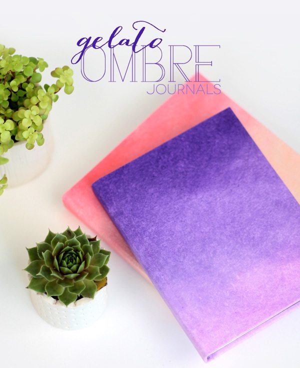 DIY Ombre Journals | Damask Love Blog