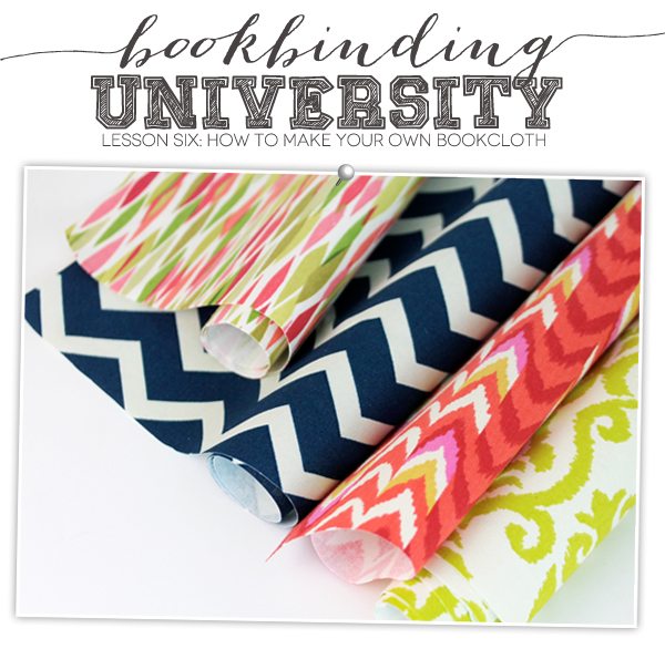 Making Bookcloth; Backing Fabric with Paper // Adventures in Bookbinding 