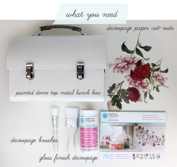 Decoupage Lunch Box Stationery Kit | Damask Love Blog