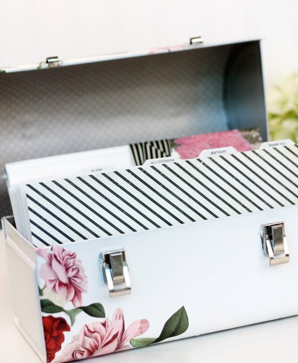 Decoupage Lunch Box Stationery Kit | Damask Love Blog