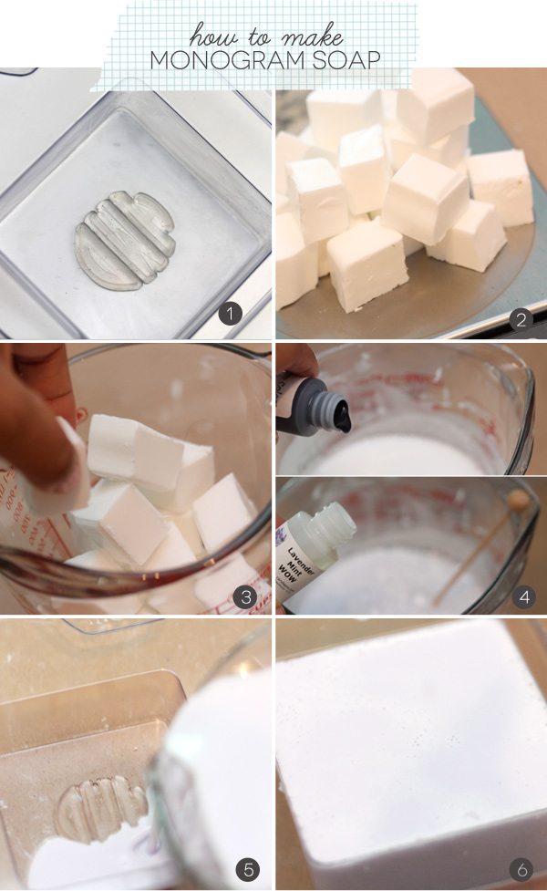 DIY Monogram Soap | Damask Love Blog