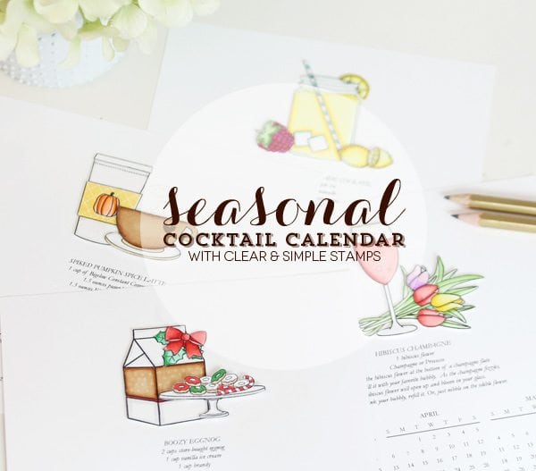 Seasonal Cocktail Calendar |  Damask Love Blog