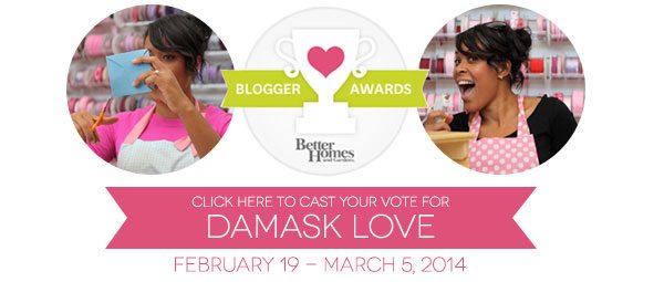 Vote for Damask Love in the BHG Blogger Awards