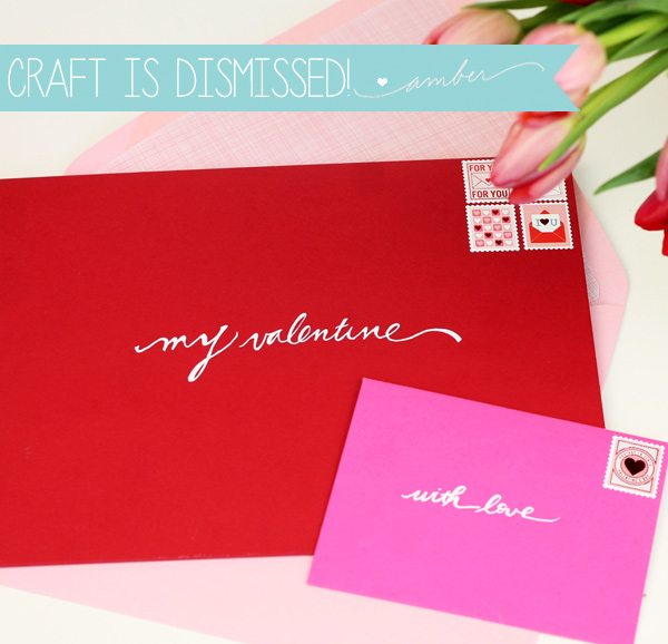 Giant Valentine Envelopes | Damask Love Blog