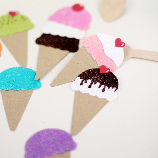 Paper Punch Ice Cream Cones | Damask Love