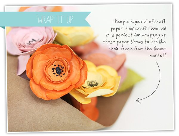Paper Flower Bouquet for Mom | Damask Love Blog