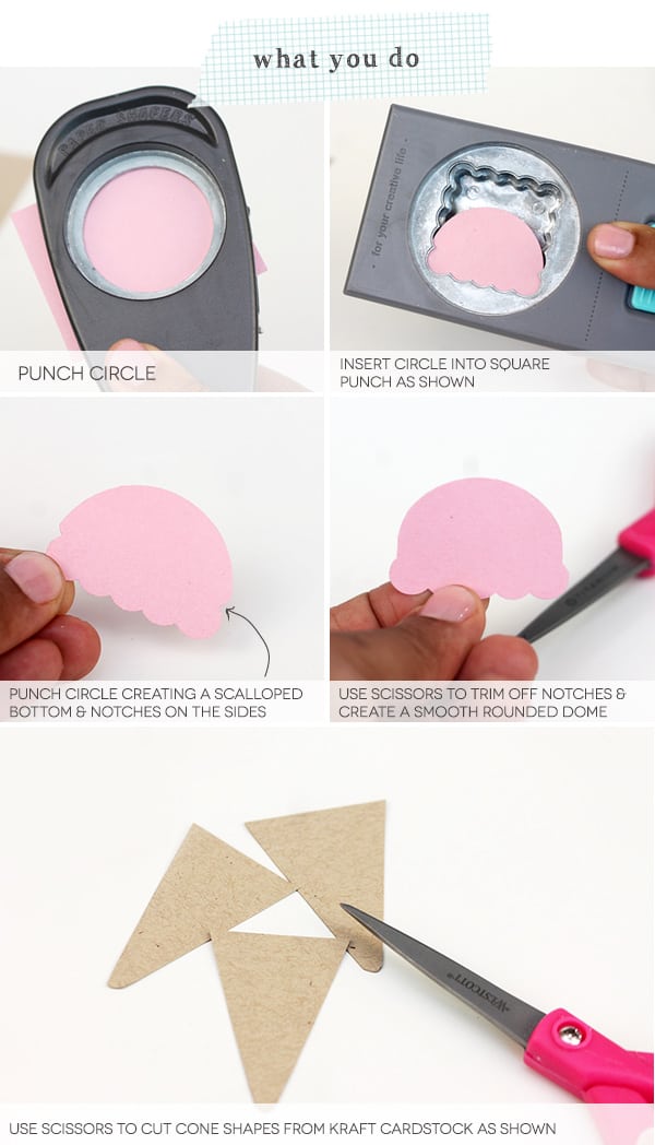 Easy Paper Punch Flowers - Damask Love