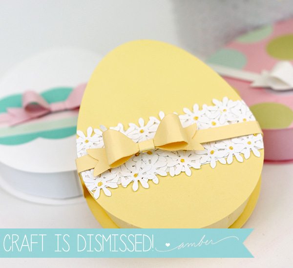 DIY Big Paper Easter Egg Box