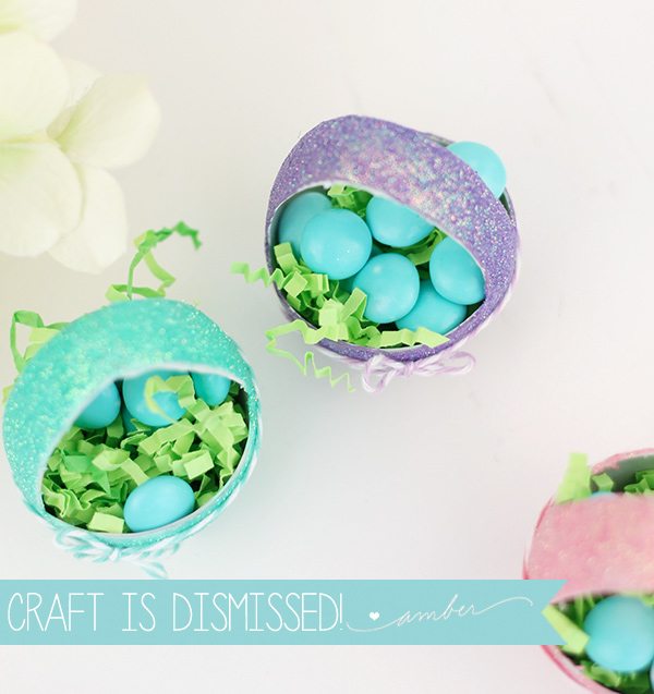 Itty Bitty Paper Mache Easter Egg Baskets | Damask Love