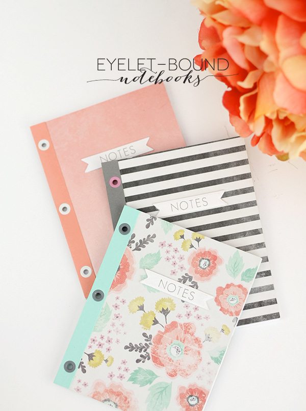 Eyelet Bound Notebooks - Damask Love